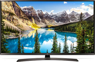 ЖК телевизор 49"/124см LG 49UJ634V 4K UHD черный