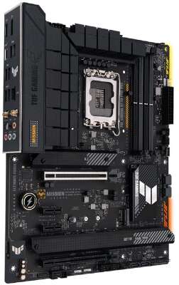 ASUS TUF GAMING H770-PRO WIFI (Socket 1700,ATX,4xDDR5(128GB), DP/HDMI, 1xPCIe 5.0x16/1xPCIe 4.0x16/2xPCIe 4.0, 1xLAN (2.5GbE), Wi-Fi, BT, 4xSATA 6Gb/s, 4xM.2, 1xType-C, 6xUSB 3.2)