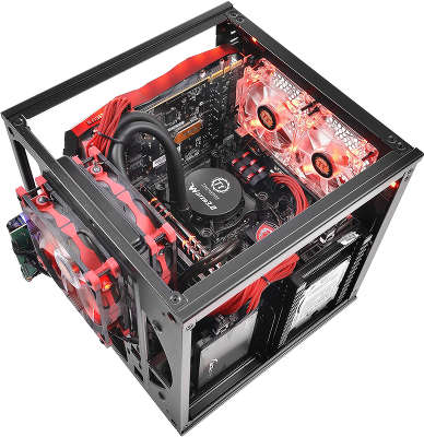 Корпус Thermaltake Core V1 Black w/o PSU,CA-1B8-00S1WN-00