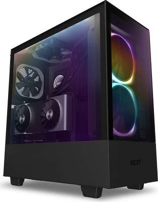 Корпус NZXT H510 Elite Black, черный, ATX, Без БП (CA-H510E-B1)