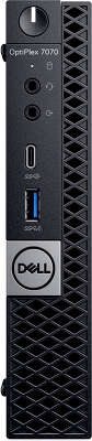 Неттоп Dell OptiPlex 7070 Micro i7-9700/8/256 SSD/WF/BT/Linux,черный