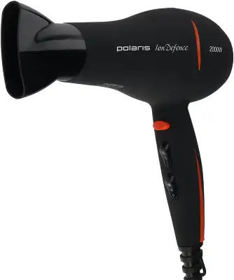 Фен Polaris PHD2038Ti 2000Вт черный/красный (PHD 2038TI)