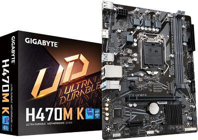 Материнская плата mATX LGA1200 GIGABYTE H470M K