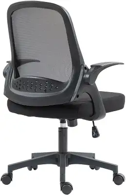 Кресло Cactus CS-MC212-BK черный низк.спин. крестов. пластик пластик черный