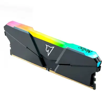 Память DDR4 2x8GB 2666MHz Netac NTSRD4P26DP-16E Shadow RGB RTL Gaming PC4-21300 CL19 DIMM 288-pin 1.35В kit Intel с радиатором Ret