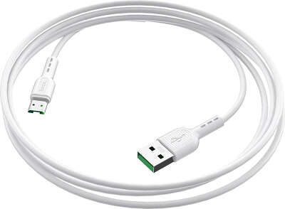 Кабель USB 2.0 hoco X33, AM/MicroBm, белый, 1м, 4А