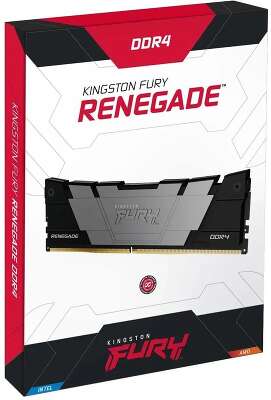 Модуль памяти Kingston 32GB DDR4 3200 FURY Renegade Black XMP Non-ECC Unbuffered DIMM (Single Module) 2RX8 16-19-19 1.35V 288-pin 16Gbit