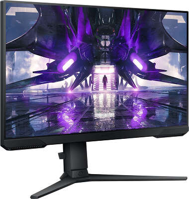Монитор Samsung 24" Odyssey G3 S24AG302NI черный VA LED 1ms 16:9 HDMI полуматовая HAS Piv 250cd 178гр/178гр 1920x1080 144Hz FreeSync Premium DP FHD 4.1кг
