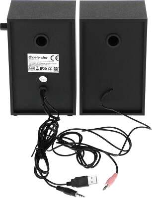 Колонки Defender SPK 270 2.0 черный 10Вт
