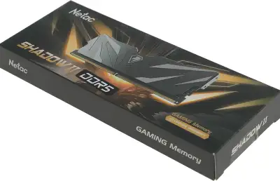 Память DDR5 8GB 4800MHz Netac NTSWD5P48SP-08K Shadow II RTL Gaming PC5-38400 CL40 DIMM 288-pin 1.1В Intel с радиатором Ret