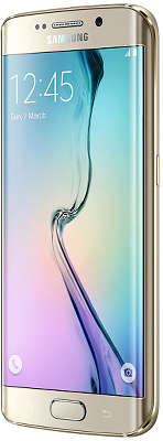 Смартфон Samsung SM-G925 Galaxy S6 Edge 128Gb, ослепительная платина