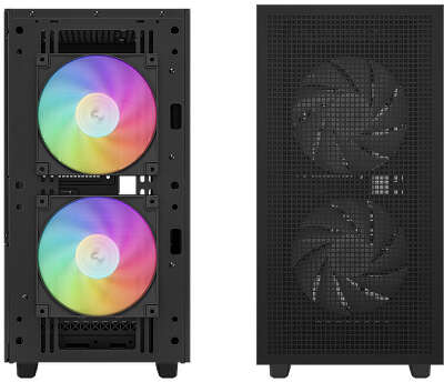 Корпус MiniTower Deepcool CH360 black (mATX, без БП, ARGB, USB Type-A+USB Type-C) (R-CH360-BKAPE3-G-1)