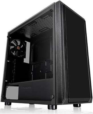 Корпус Thermaltake Versa J23 TG, черный, ATX, Без БП (CA-1L6-00M1WN-00)