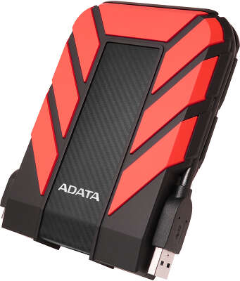 Внешний жесткий диск/ Portable HDD 1TB ADATA HD710 Pro (Red), IP68, USB 3.2 Gen1, 133x99x22mm, 270g /3 года/