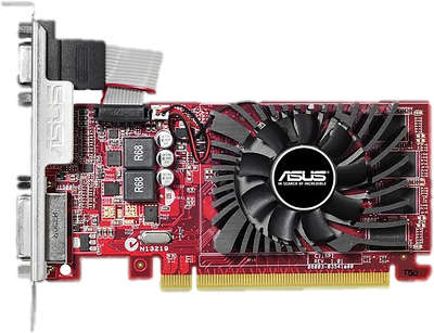 Видеокарта 2Gb PCI-E ASUS R7 240 2GD3 L <R7 240, GDDR3, 128 bit, VGA, DVI, HDMI, Retail (R7240-2GD3-L)>