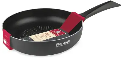 Сковорода Rondell Arabesco RDA-776 круглая 24см покрытие: Xylan Plus ручка несъемная (без крышки) серый