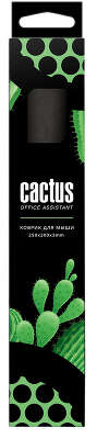 Коврик для мыши Cactus Black Mesh черный 250x200x3мм (CS-MP-D02S)