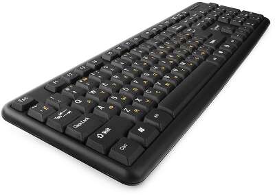 Клавиатура Gembird KB-8320U-BL {черный,USB, 104 клавиши}