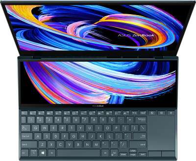 Ноутбук ASUS ZenBook Duo 14 UX482EGR-HY431W 14" FHD Touch IPS i7 1195G7/16/512 SSD/mx450 2G/W11