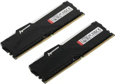 Набор памяти DDR5 DIMM 2*16Gb DDR5200 Kingston FURY Beast RGB (KF552C40BBAK2-32)