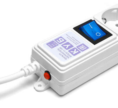 Фильтр-удлинитель Power Cube 3,0 м 6 розеток (белый) 16А/3,5кВт/ Surge protector Power Cube 3,0 m 6 outlets (white) 16A / 3,5kVt