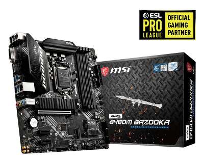 Материнская плата mATX LGA1200 MSI MAG B460M BAZOOKA