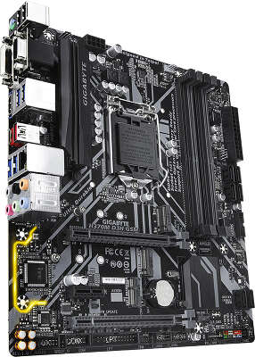 Материнская плата microATX LGA1151 GIGABYTE H370M D3H GSM