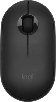 Мышь Logitech Pebble M350 темно-серый оптическая 1000dpi silent беспров. BT/Radio USB для ноутбука 3but (910-005576)