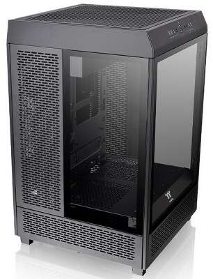 Корпус Thermaltake The Tower 500 CA-1X1-00M1WN-00 Black,Win,SPCC,Tempered Glass*3/120mm Standard Fan*2, USB 3.0 x 2, CA-1X1-00M1WN-00 USB 2.0 x 2, HD Audio x 1, CPU 180mm, VGA 278mm(with HDD rack) 420mm(without HDD rack)