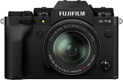 Цифровая фотокамера Fujifilm X-T4 Black kit (18-55 мм f/2.8-4 R LM OIS)