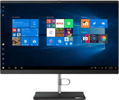 Моноблок Lenovo All-in-One V540-24IWL 23.8" FHD i3-8145U/4/128 SSD/Multi/WF/BT/Cam/Kb+Mouse/DOS,черный