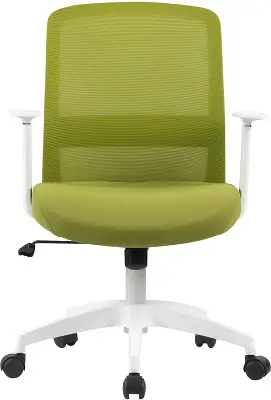 Кресло Cactus CS-WMC333-GN салатовый сиденье салатовый сетка/ткань низк.спин. крестов. пластик пластик белый