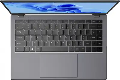 Ноутбук Chuwi GemiBook Xpro N-series N100 8Gb SSD256Gb Intel UHD Graphics 14.1" IPS FHD (1920x1080) Windows 11 Home grey WiFi BT Cam 5000mAh (1746155)
