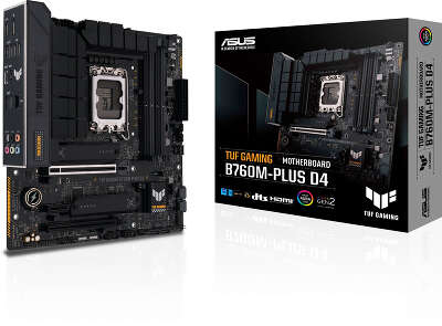 Материнская плата mATX LGA1700 ASUS TUF GAMING B760M-PLUS D4