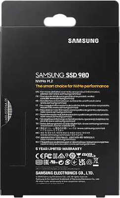 Накопитель SSD Samsung PCIe 3.0 x4 1TB MZ-V8V1T0BW 980 M.2 2280