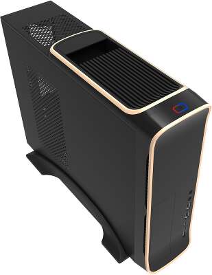 Корпус PowerCool S0510BK, черный, FlexATX, 300W (S0510BK-300W)