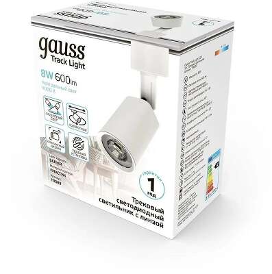 Светильник Gauss TR089 4000K цв.св.:белый нейтральный белый