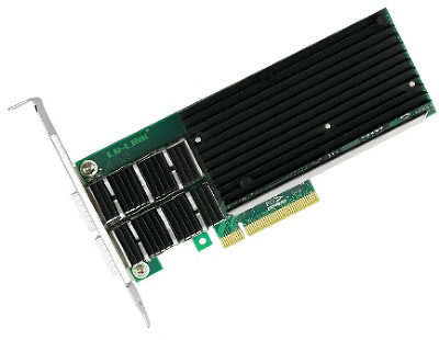 Сетевая карта LR-Link NIC PCIe 3.0 x8, 2x40G QSFP+, Intel XL710-QDA2 chipset