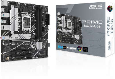Материнская плата mATX LGA1700 ASUS PRIME B760M-A D4