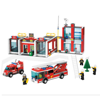 LEGO City 7208 Конструктор Лего Пожарное депо