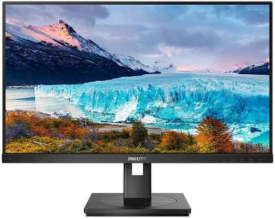 Монитор Philips 272S1M 27" (00/01) Black (IPS, 1920x1080, D-Sub+DVI+HDMI+DP, USB Hub, 4 ms, 178°/178°, 250 cd/m, 1000:1, MM, Pivot) (780753)