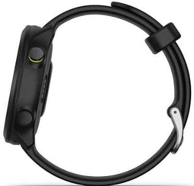 Смарт-часы Garmin Forerunner 55 42мм 1.04" LCD корп.черный рем.черный разм.брасл.:127-220мм (010-02562-10)