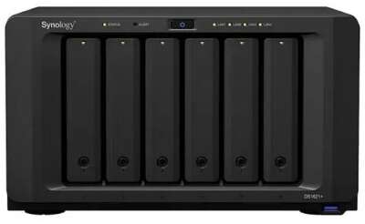 Synology DS1621+ QC2,2GhzCPU/4GbDDR4(upto32)/RAID0,1,10,5,6/upto 6hot plug HDD SATA(3,5' or 2,5')(upto16 with 2xDX517)+2 M.2 slots 2280/3xUSB3.2/4GigE(+1Expslot)/iSCSI/2xIPcam(upto40)/1xPS