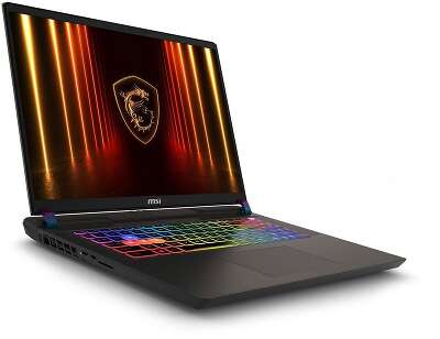 Ноутбук MSI Vector 17 HX AI A2XWJG-062RU Intel Core Ultra 9 275HX/32Gb/SSD1Tb/RTX5090 24Gb/17"/IPS/WQXGA/2560x1600/240Hz/Win11/Cosmos Gray (9S7-17S372-062)