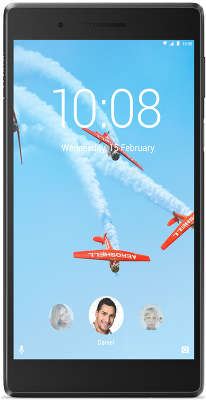 Планшетный компьютер 7" Lenovo TAB4 TB-7504X 1024Mb ОЗУ 16Gb 3G/4G, Black (ZA380077RU)