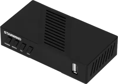 Цифровая ТВ-приставка Starwind CT-140 черный