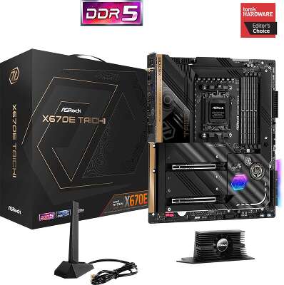 Материнская плата ATX LGAAM5 ASRock X670E TAICHI