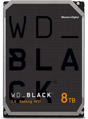 Жесткий диск SATA3 8Tb [WD8002FZWX] (HDD) Western Digital Black, 7200rpm, 128Mb