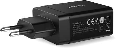 Зарядное устройство Anker PowerPort+ Quick Charge 3.0, чёрное [A2013L11]