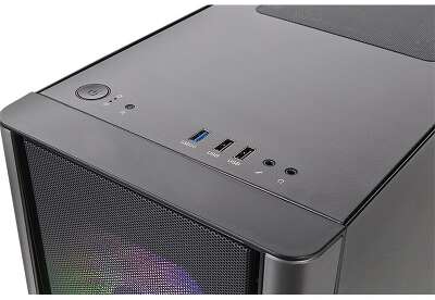 Корпус Thermaltake V150 TG ARGB Breeze Edition, черный, mATX, Без БП (CA-1R1-00S1WN-02)